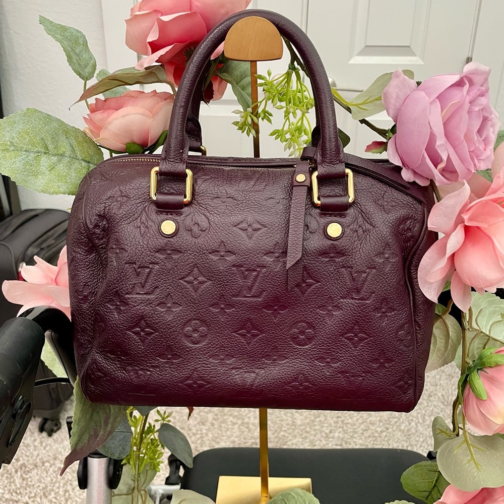 Louis Vuitton Speedy 25 Bandouliere  Empriente no strap!